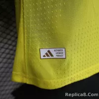 26-27 Al-Nassr Victory Home Soccer Jersey Player Version with Sponsor - view 6