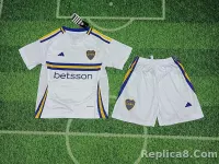24-25 Boca Juniors  Away Kids Kit Jerseys+Shorts - view 1