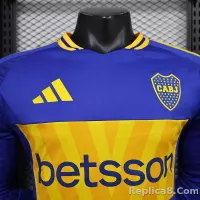 24-25 Boca Juniors  Home Jersey Long Sleeve Player Version - view 13