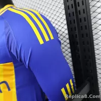 24-25 Boca Juniors  Home Jersey Long Sleeve Player Version - view 8
