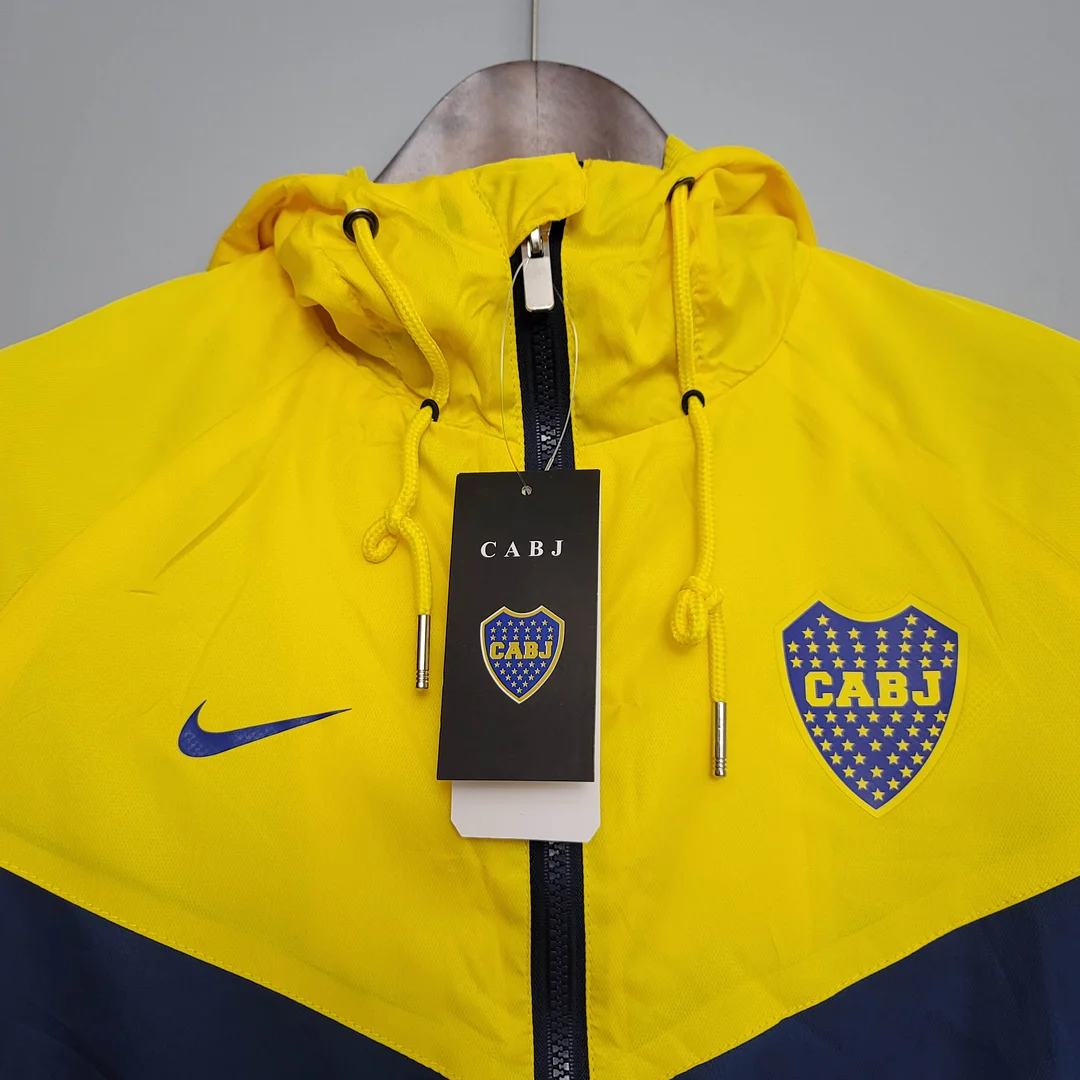 2021 Windbreaker Blue-Yellow Boca Juniors Jersey 1:1 Thai Quality - gallery