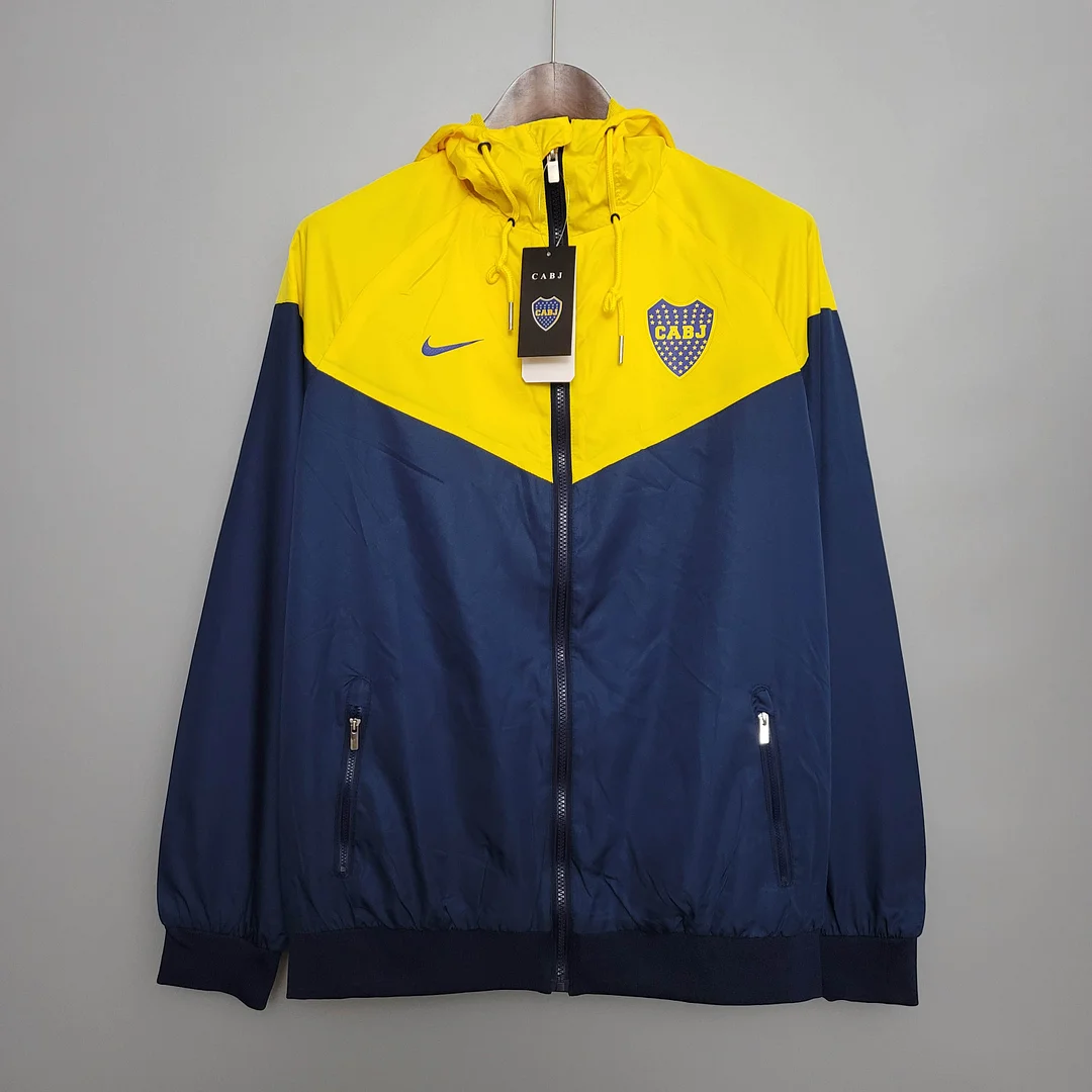 2021 Windbreaker Blue-Yellow Boca Juniors Jersey 1:1 Thai Quality - gallery