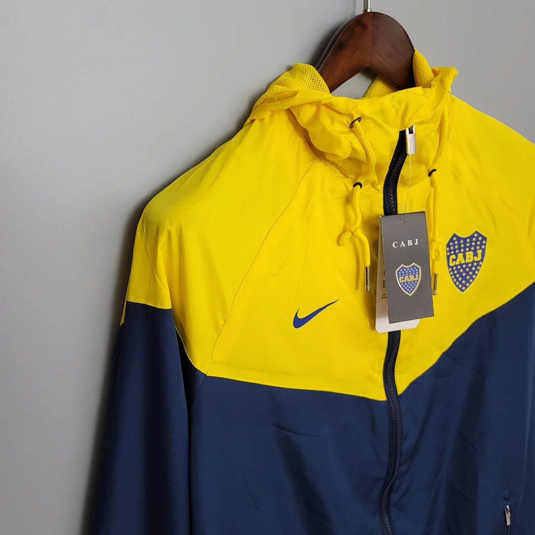 2021 Windbreaker Blue-Yellow Boca Juniors Jersey 1:1 Thai Quality - gallery