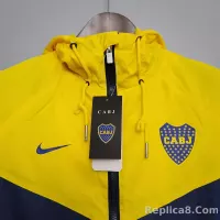 2021 Windbreaker Blue-Yellow Boca Juniors Jersey 1:1 Thai Quality - view 5