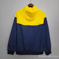 2021 Windbreaker Blue-Yellow Boca Juniors Jersey 1:1 Thai Quality - view 10