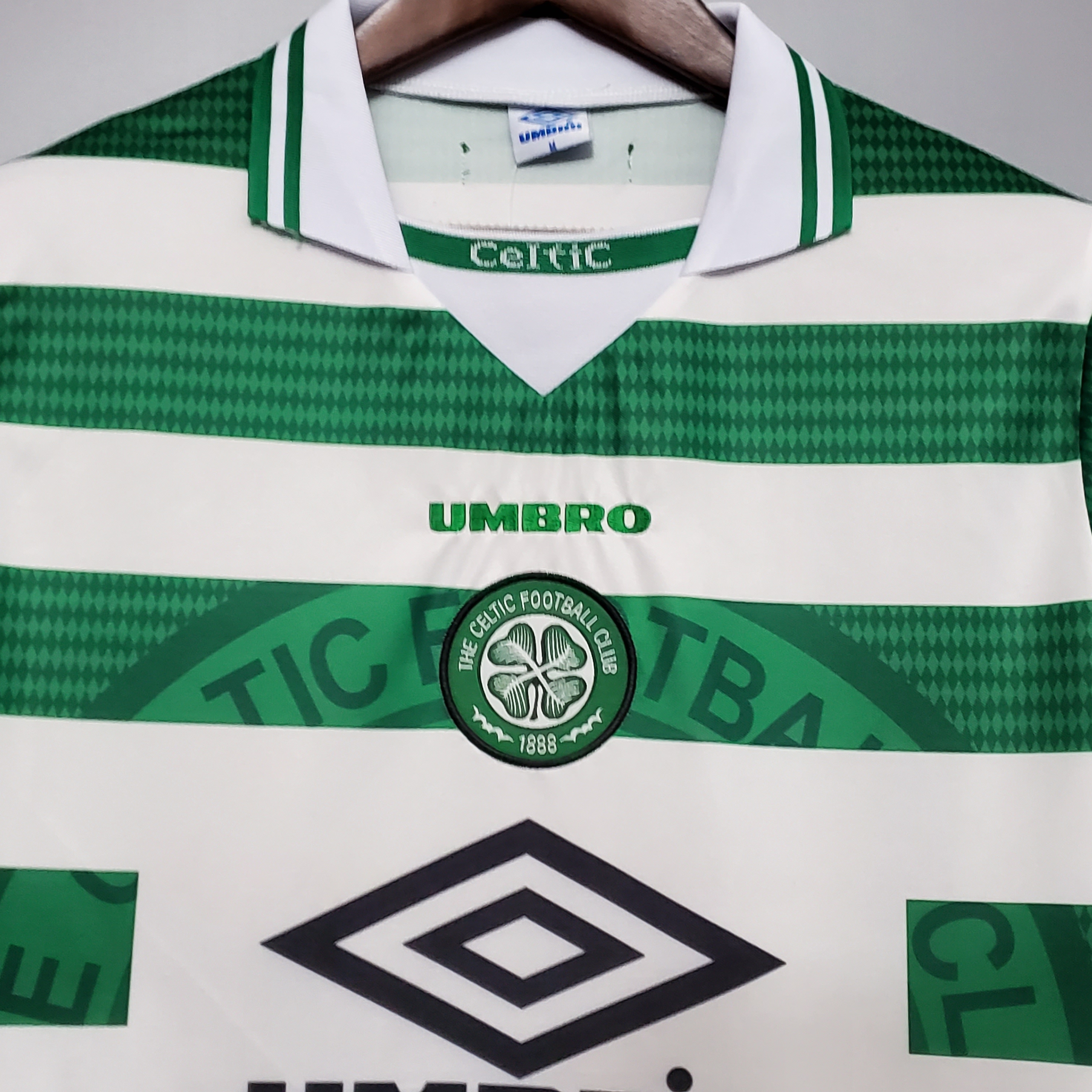 1998/99 Celtic Home Soccer Jersey Retro Version - gallery