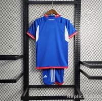 2023-24 Club Universidad de Chile Home Kids Kit Jersey+Shorts - view 3