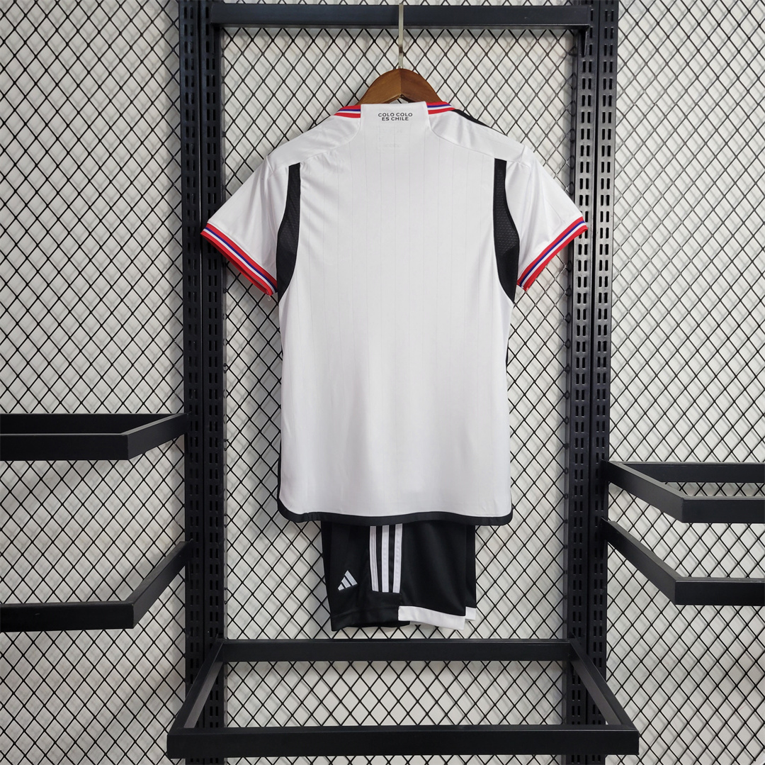 2023-24 Colo Colo Home Kids Kit Jersey+Shorts - gallery