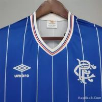 1982/83 Glasgow Rangers Home Soccer Retro Jersey - view 7