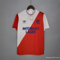 1987/1988 Glasgow Rangers Away Soccer Retro Jersey - view 1