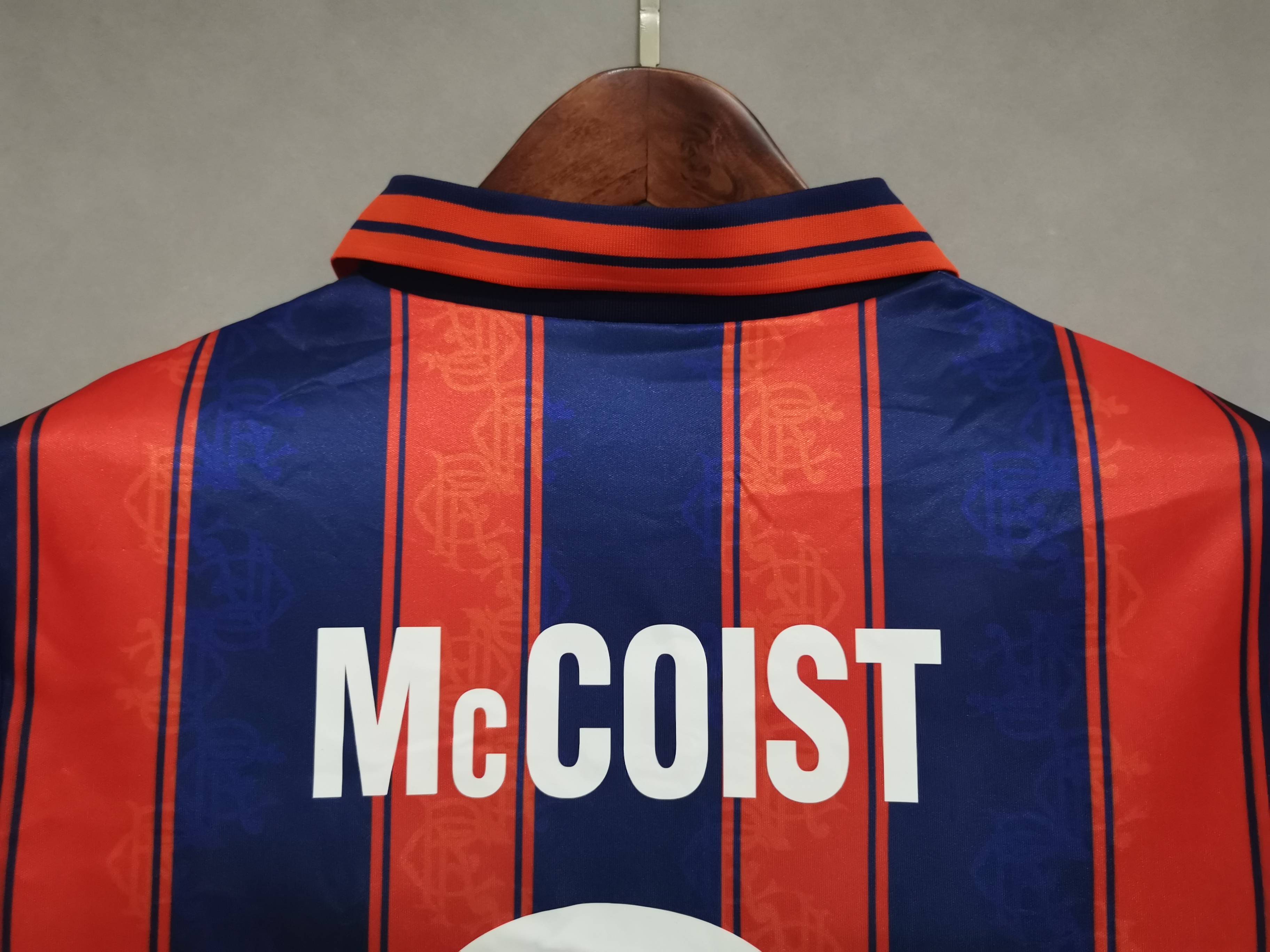 1993-94 Glasgow Rangers Away Soccer Retro Jersey - gallery