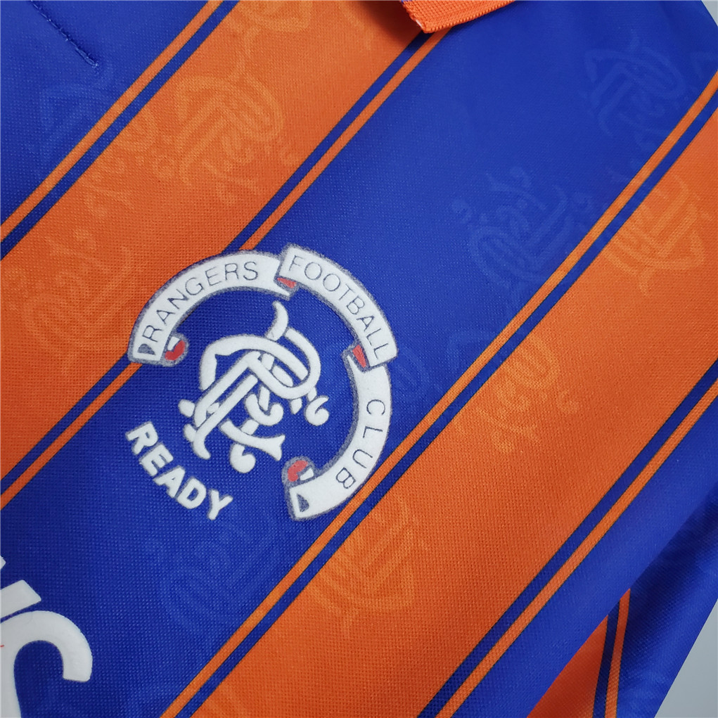 1993-94 Glasgow Rangers Away Soccer Retro Jersey - gallery