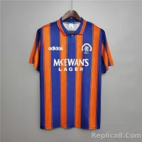 1993-94 Glasgow Rangers Away Soccer Retro Jersey - view 1