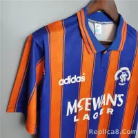 1993-94 Glasgow Rangers Away Soccer Retro Jersey - view 11
