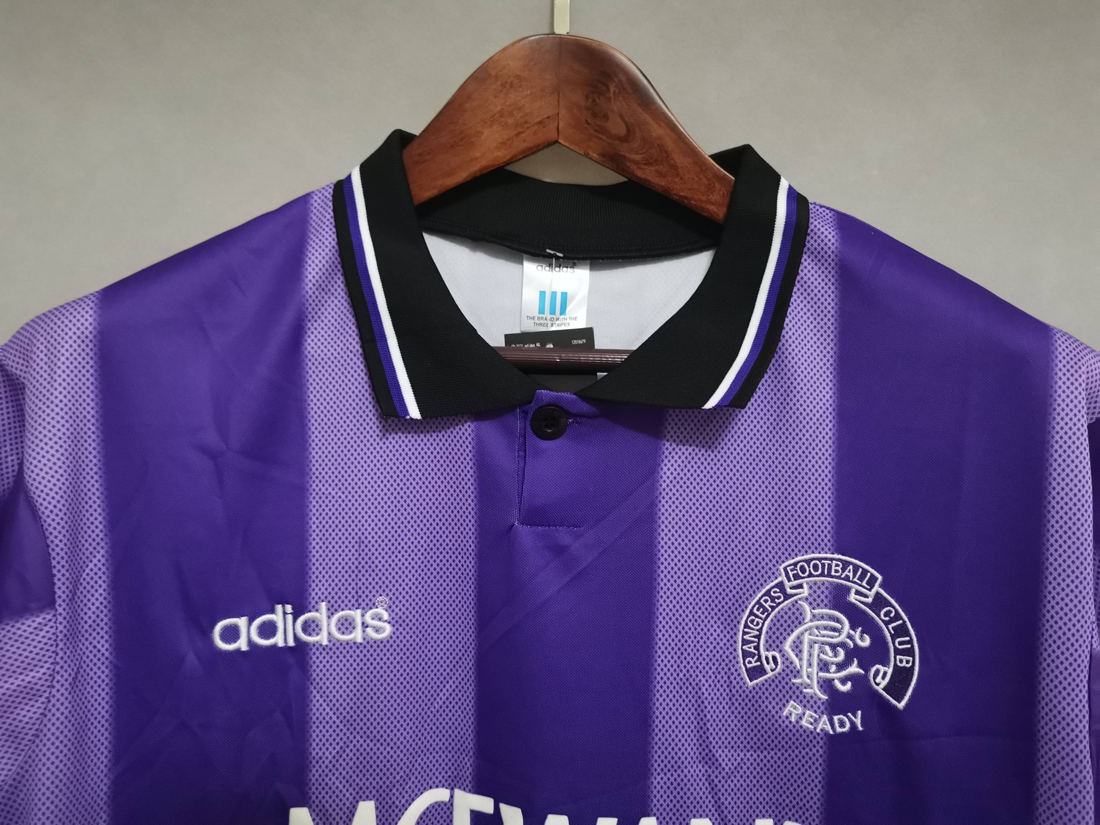 1994-95 Glasgow Rangers Away Soccer Retro Jersey - gallery
