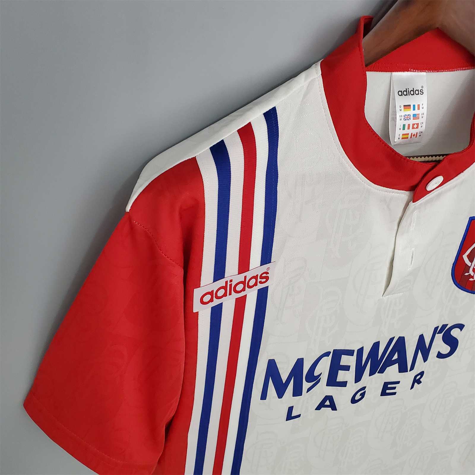 1996-97 Glasgow Rangers Away Soccer Retro Jersey - gallery