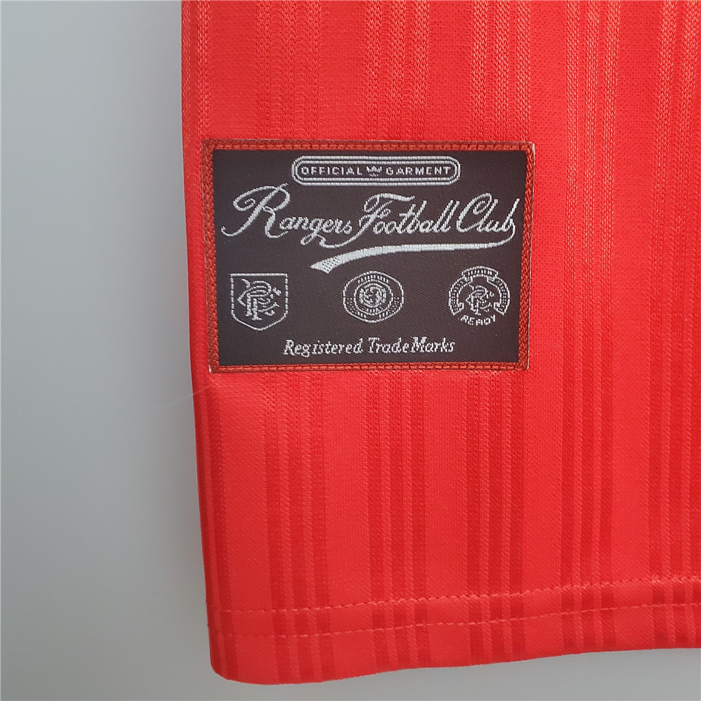 1995-96 Glasgow Rangers Away Soccer Retro Jersey - gallery