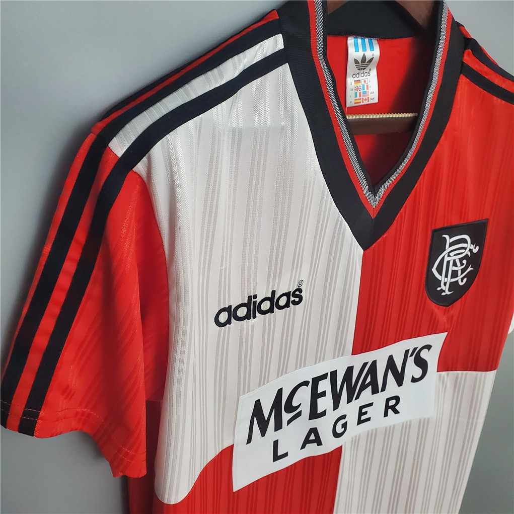 1995-96 Glasgow Rangers Away Soccer Retro Jersey - gallery