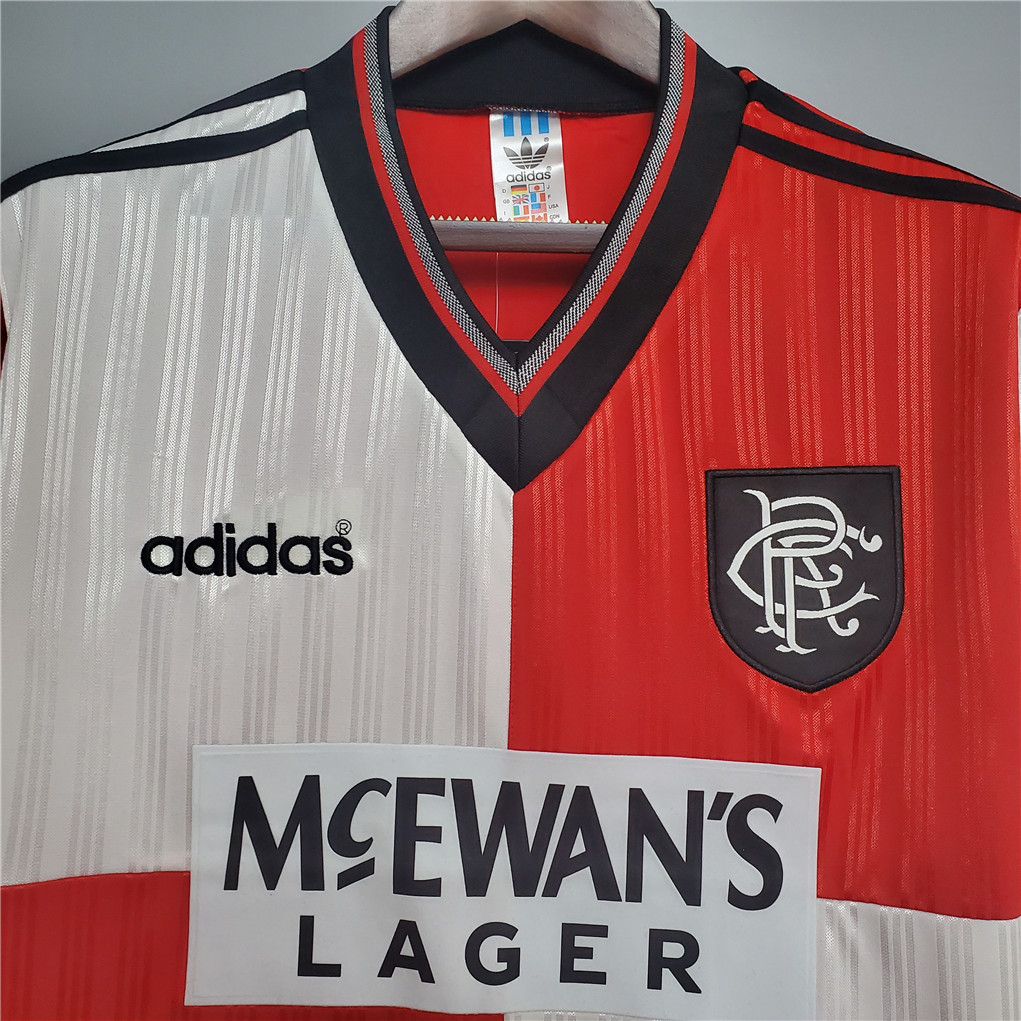 1995-96 Glasgow Rangers Away Soccer Retro Jersey - gallery