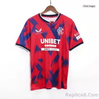 23-24 Glasgow Rangers Fourth Away Soccer Jersey Fan Version - view 4