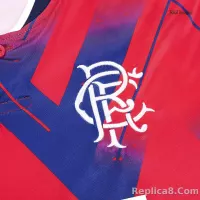 23-24 Glasgow Rangers Fourth Away Soccer Jersey Fan Version - view 6