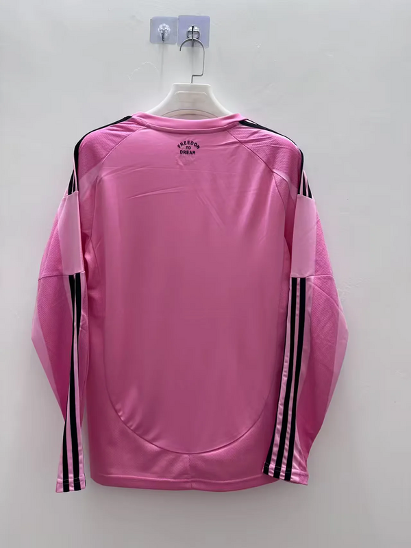 25-26 Inter Miami CF Pink  Soccer Jersey Long Sleeve - gallery