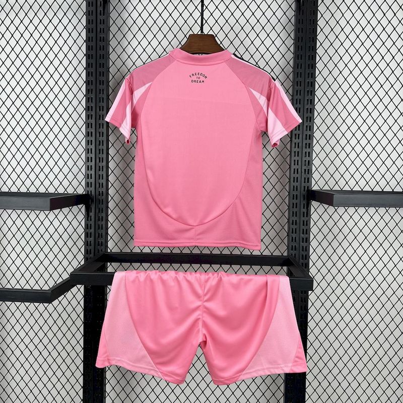 25-26 Inter Miami CF Pink  Soccer Kids Kit Jersey+Shorts - gallery