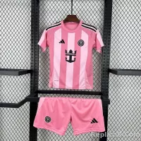25-26 Inter Miami CF Pink  Soccer Kids Kit Jersey+Shorts - view 1