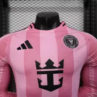 25-26 Inter Miami CF Pink  Soccer Jersey Player Version Long Sleeve - view 4