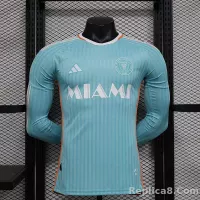 24-25 Inter Miami CF Third Away  Soccer Jersey Player Version Long Sleeve - view 1