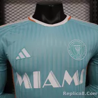 24-25 Inter Miami CF Third Away  Soccer Jersey Player Version Long Sleeve - view 10