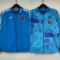 2023/2024 Inter Miami Reversible Windbreaker Blue Soccer Jersey 1:1 Thai Quality - view 1
