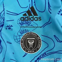 2023/2024 Inter Miami Reversible Windbreaker Blue Soccer Jersey 1:1 Thai Quality - view 9