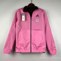 2023/2024 Inter Miami Reversible Windbreaker（black-pink）Soccer Jersey 1:1 Thai Quality - view 10