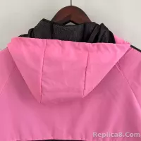 2023 Inter Miami Windbreaker （pink-black） Soccer Jersey 1:1 Thai Quality - view 6