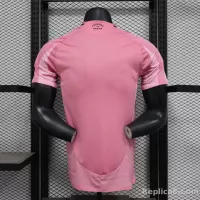 25-26 Inter Miami CF Pink  Soccer Jersey Player Version - view 3