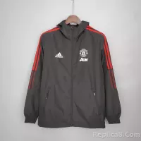 2021/2022 Manchester United Jersey Windbreaker Black - view 1