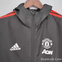 2021/2022 Manchester United Jersey Windbreaker Black - view 4