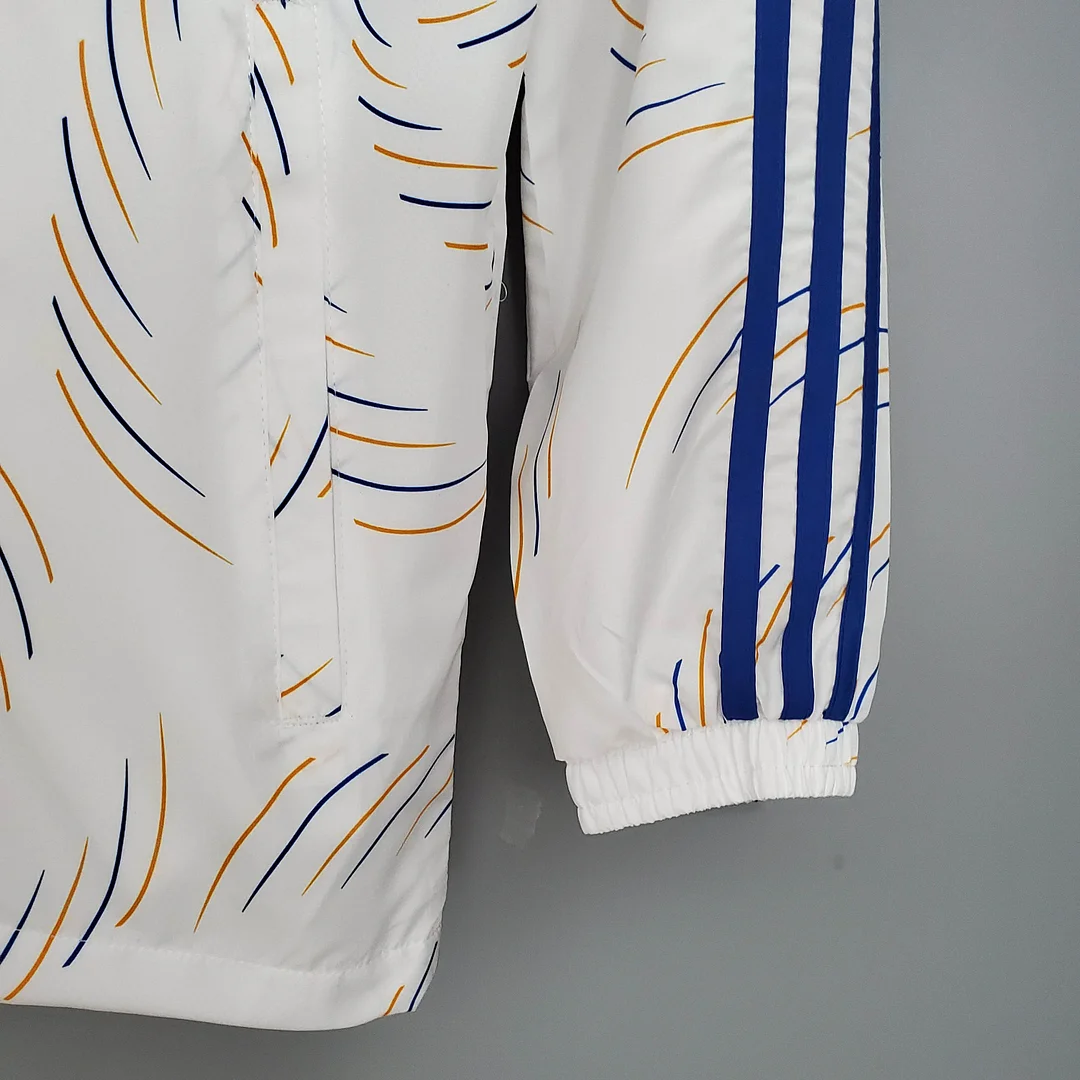 2021/2022 Real Madrid Jersey Windbreaker White(Blue Edge) - gallery