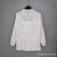 2021/2022 Real Madrid Jersey Windbreaker White(Blue Edge) - view 7