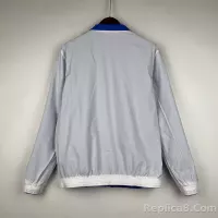 2023/2024 Lyon Reversible Windbreaker（Blue-white）Soccer Jersey 1:1 Thai Quality - view 14