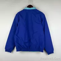 2023-2024 Algeria National Reversible Windbreaker Blue Soccer Jersey 1:1 Thai Quality - view 4