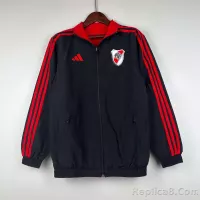 2023/2024 River Plate Jersey Windbreaker black Soccer Jersey 1:1 Thai Quality - view 1