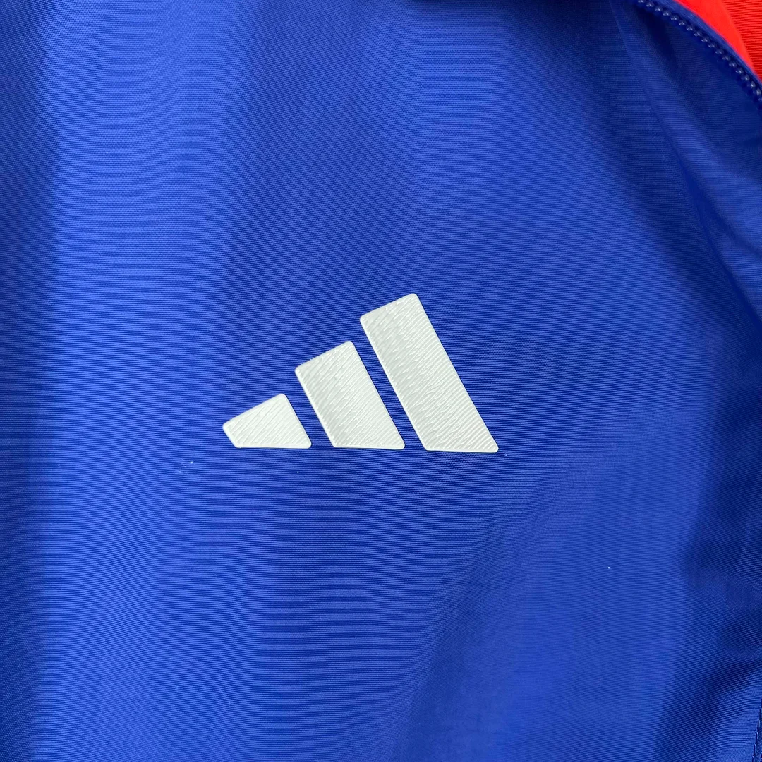 2023-2024 Flamengo Casual Reversible Windbreaker（Blue-red）Soccer Jersey 1:1 Thai Quality - gallery