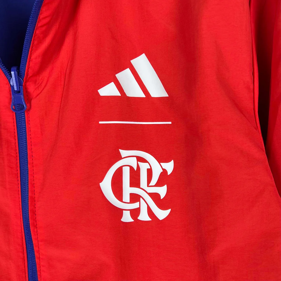 2023-2024 Flamengo Casual Reversible Windbreaker（Blue-red）Soccer Jersey 1:1 Thai Quality - gallery