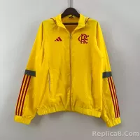2023 Flamengo Windbreaker yellow Soccer Jersey 1:1 Thai Quality - view 1