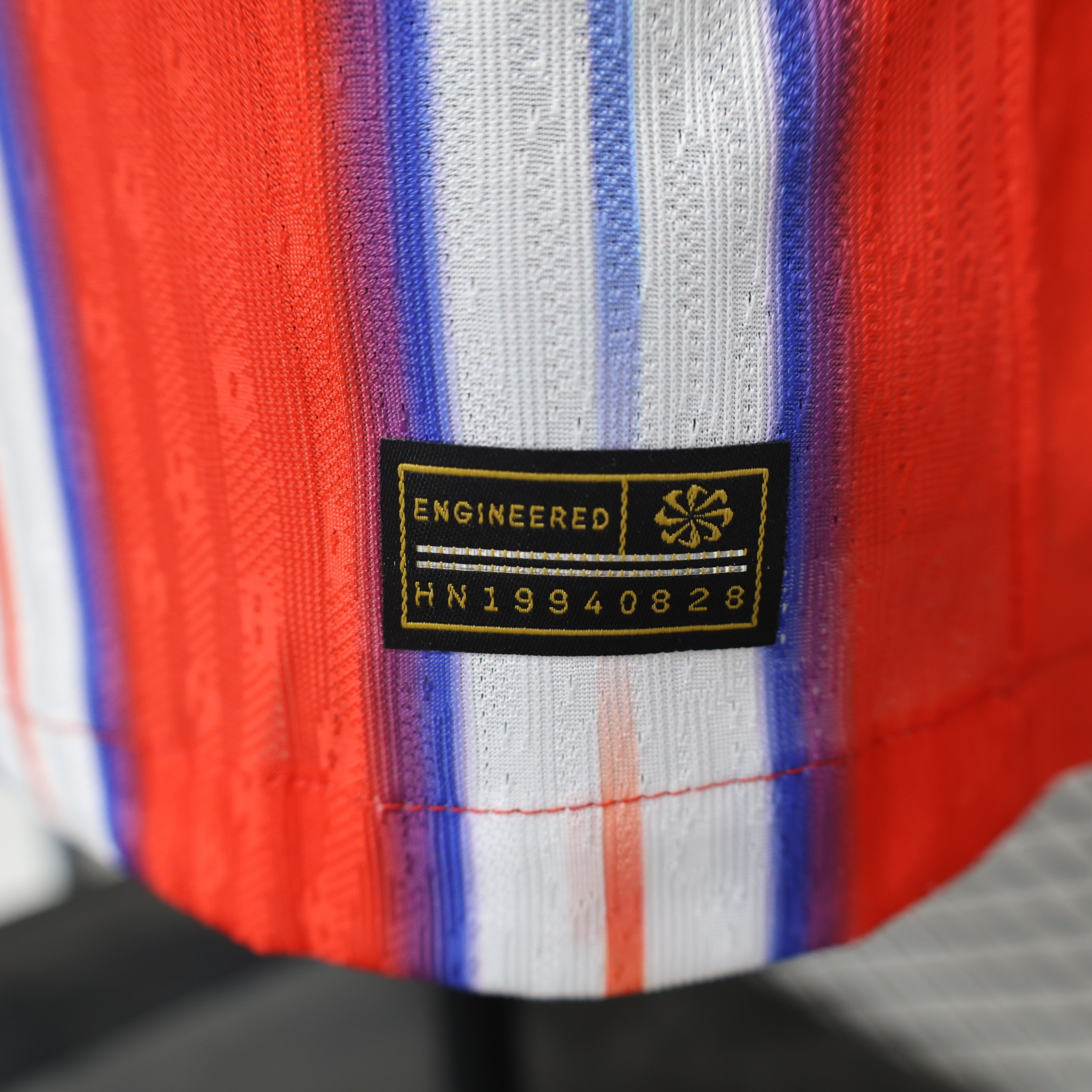 24-25 Atletico Madrid Home Soccer Jersey Player Edition Long Sleeve - view 7