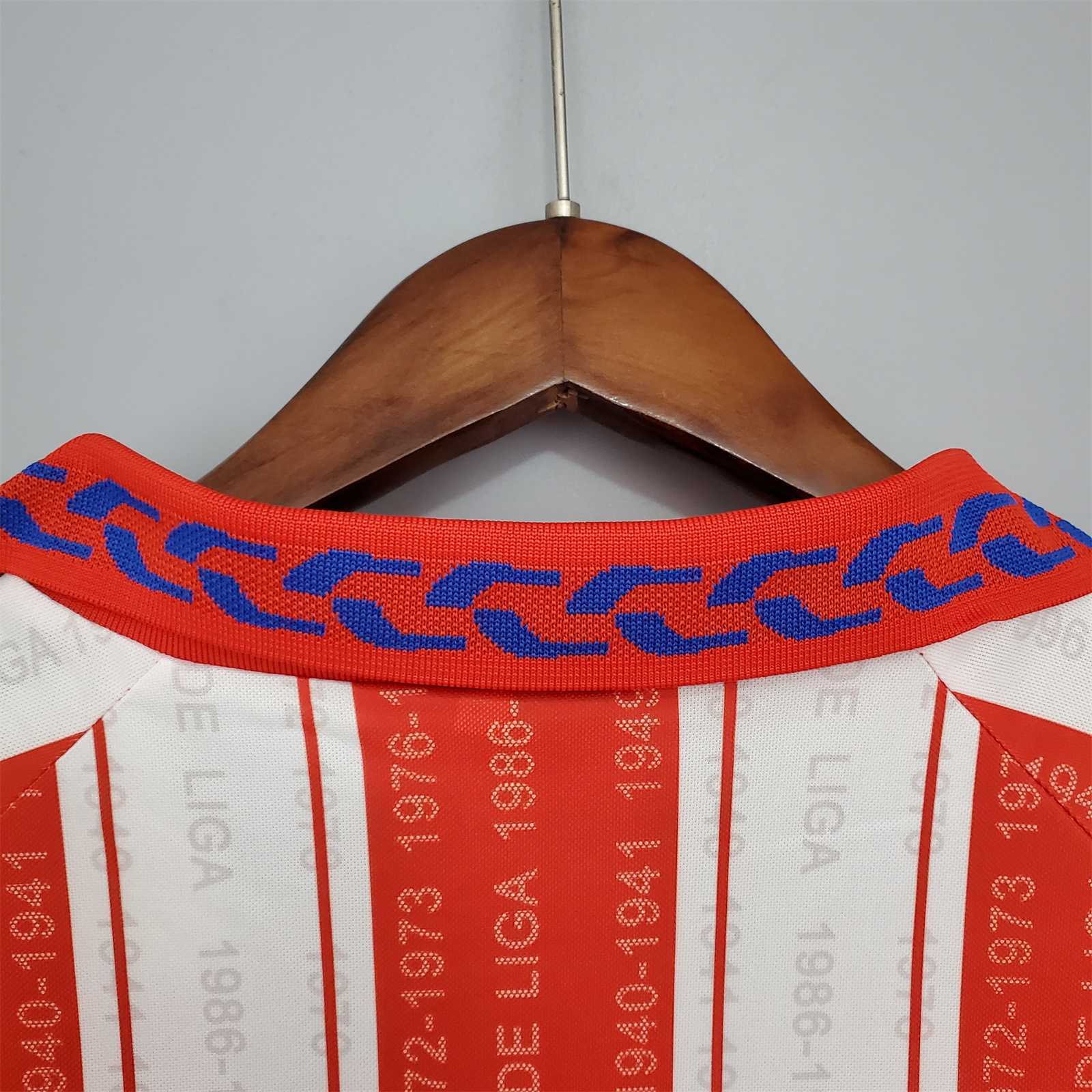 1995-96 Atletico Madrid Home Retro Jersey - view 8