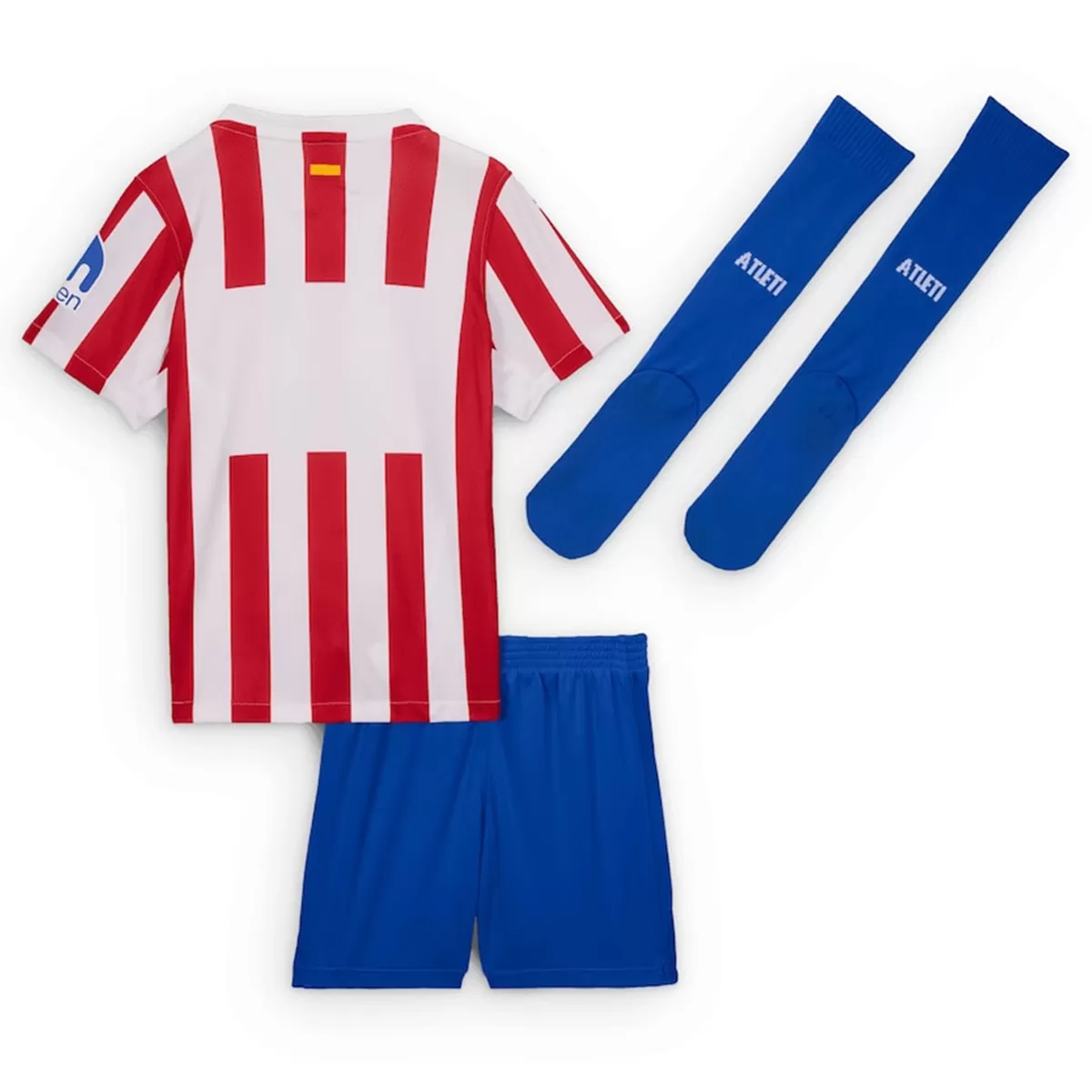 25-26 Atletico Madrid Home Soccer Full Kids Kit Jersey+Shorts - view 3