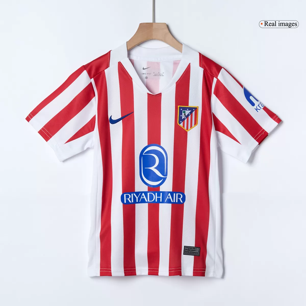 25-26 Atletico Madrid Home Soccer Full Kids Kit Jersey+Shorts - view 11